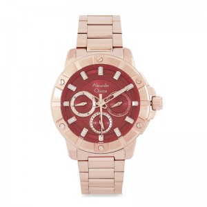 Alexandre Christie AC 6609 Rosegold Red Steel BFBRGRE